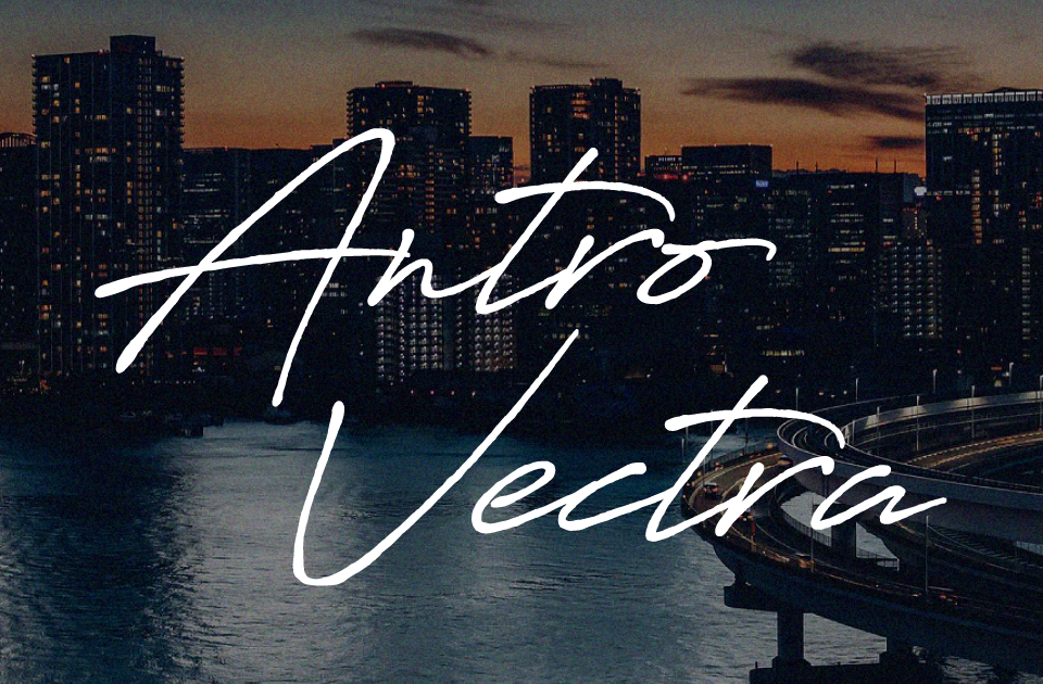 Antro Vectra Font