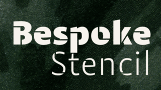 Bespoke Stencil Font