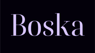Boska Font