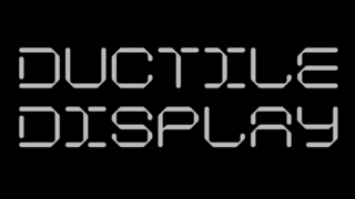 Ductile Display Font