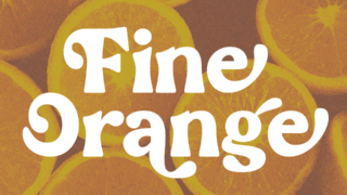 Fine Orange Font