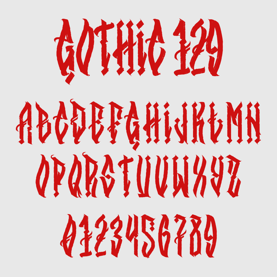 Gothic 129 Font