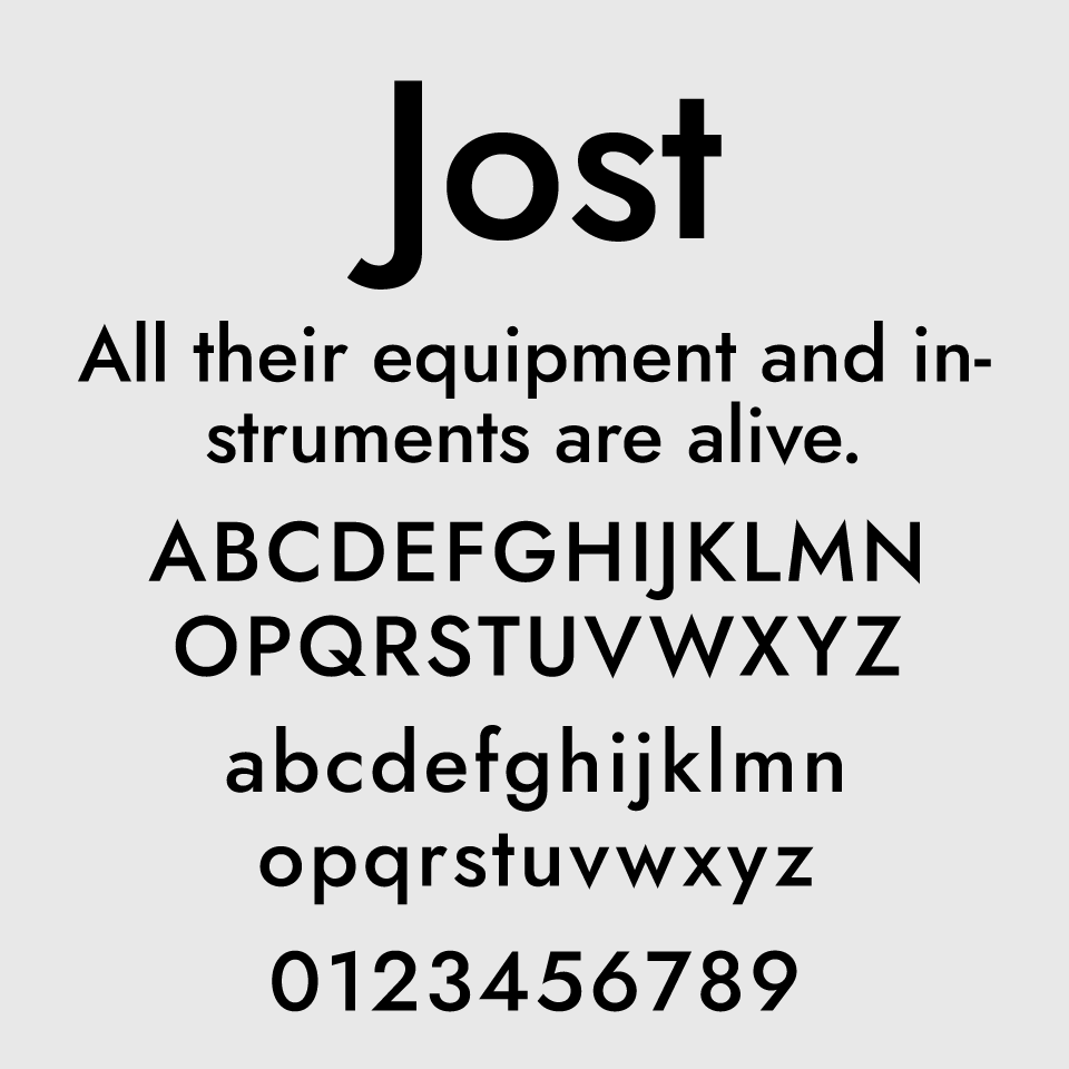Jost Font
