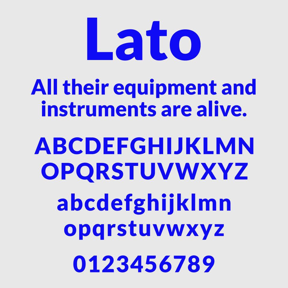 Lato Font