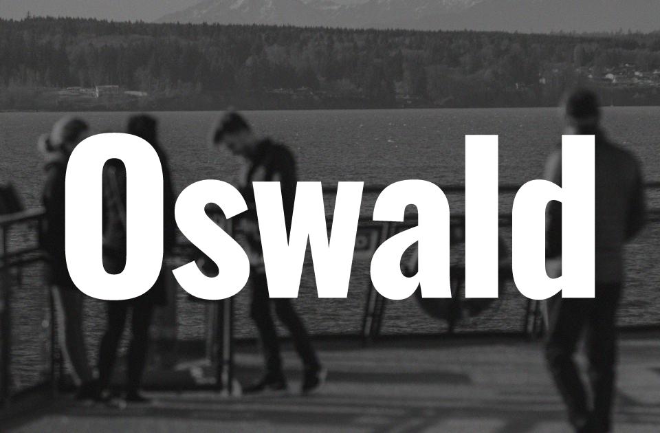 Oswald Font