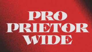 Proprietor Wide Font