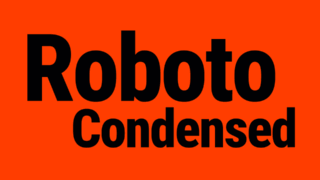 Roboto Condensed Font