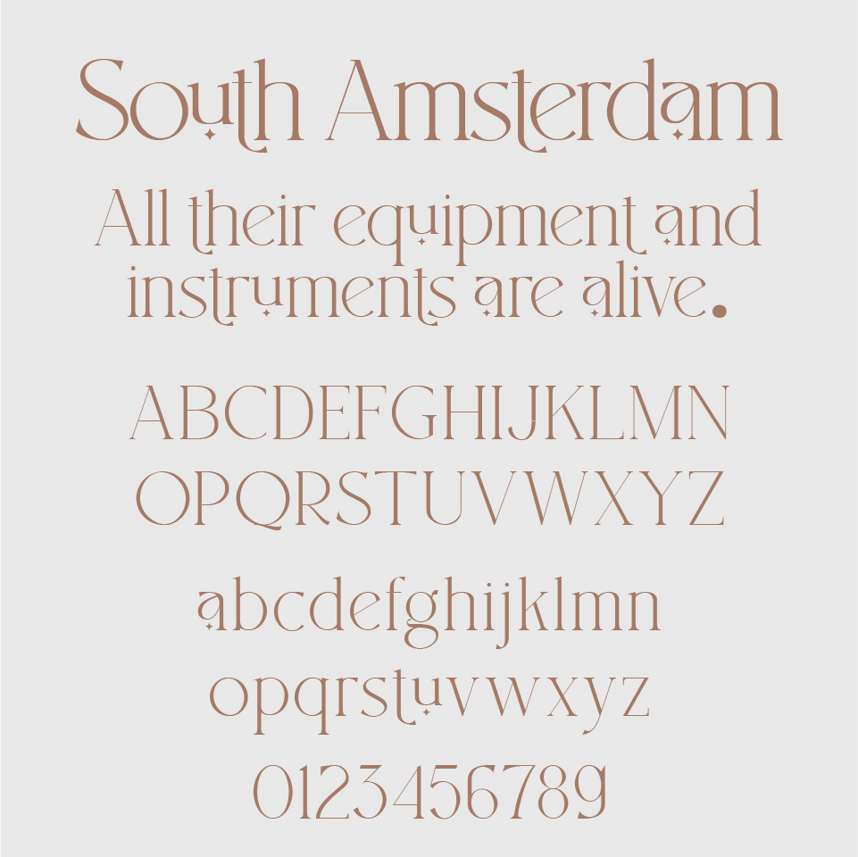 South Amsterdam Font