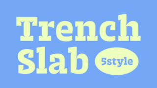 Trench Slab Font