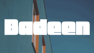 Badeen Display Font