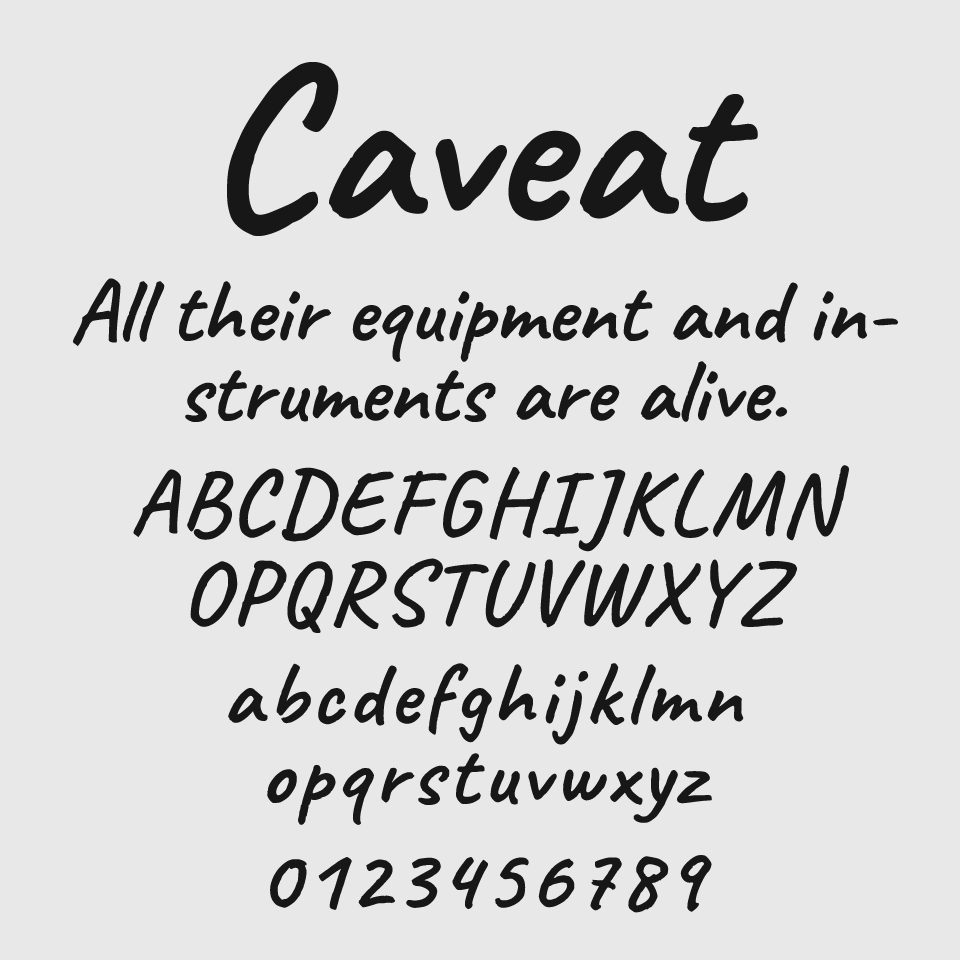 Caveat Font