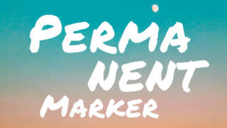 Permanent Marker Font