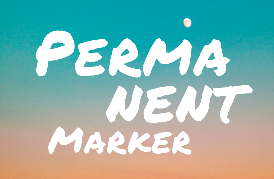 Permanent Markerフォント