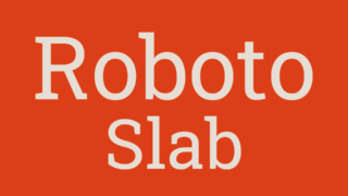 Roboto Slab Font
