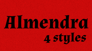 Almendra Font