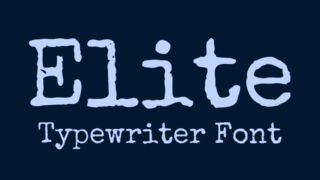 Special Elite Font