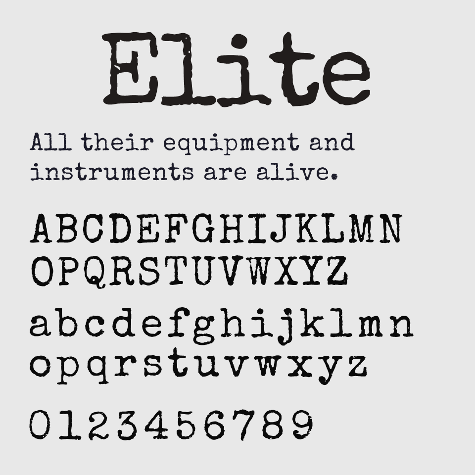 Special Elite Font