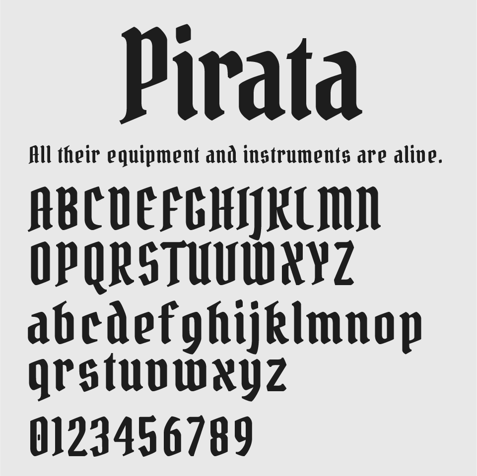 Pirata Font