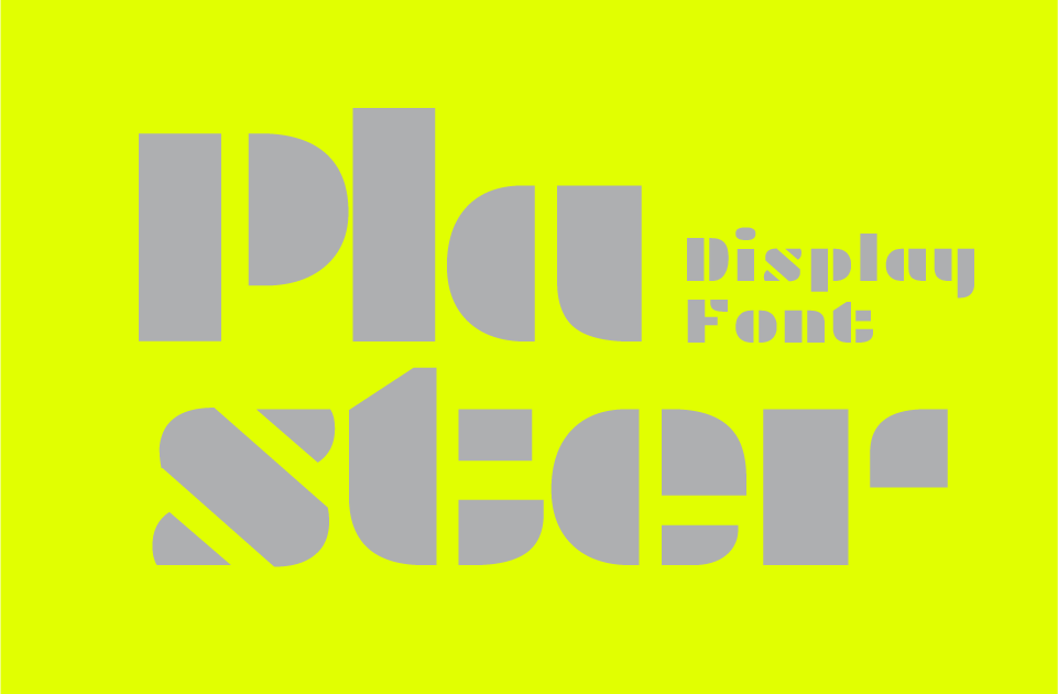 Plaster Font